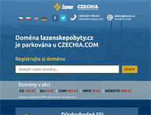 Tablet Screenshot of lazenskepobyty.cz